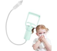 Portable Hand Puller Nose Sucker,Nose Aspirator for Baby,Soft Silicone Nose Cleaner, Negative Pressure Principle, Strong Suction | Easy to Operate | Reusable | Easy to Carry, for Children Adults-Green
