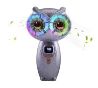 Portable Handheld Fan 10.5x8x17cm Rechargeable 100-Speeds Owl-Shaped