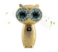 Portable Handheld Fan 10.5x8x17cm Rechargeable 100-Speeds Owl-Shaped