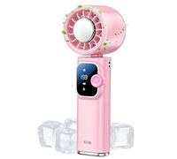 Portable Handheld Fan - 199-Speed 4000mAh Rechargeable Low-Noise Summer