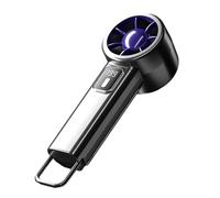 Portable Handheld Fan - 5 Gear High Speed Rechargeable Mini Personal Hand Fan Blow Cold Air, Handheeld Fans With Power Display Flashlight, Personal Fans Handheld For Men Women Outdoor Indoor Travel