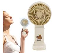 Portable Handheld Fan, Capybara Electric USB Rechargeable Mini Fan With Quiet Motor, Battery Operated Air Cooler, Perfect For Travel Indoor Outdoor Desk Camping Office Cooling Accessory