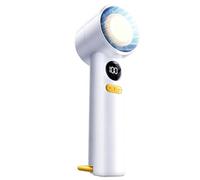 Portable Handheld Fan Rechargeable Digital Display With 100 Speed Settings