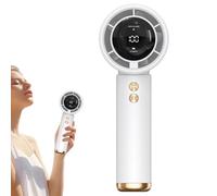 Portable Handheld Fan, Rechargeable Turbo Airflow, Powerful Cooling Solution For Creative Travel Accessories Long Lasting Application Heavy Duty Summer Supplies Daily Makeup Support Modern Breezy Unit