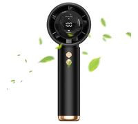 Portable Handheld Fan, Rechargeable Turbo Airflow, Powerful Cooling Solution For Creative Travel Accessories Long Lasting Application Heavy Duty Summer Supplies Daily Makeup Support Modern Breezy Unit