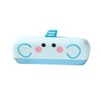 Portable Harmonica, Cartoon Harmonica, 6,69 x 2,36 pollici Washable Toddler Music Instrument Blow Toy, Breath Control Training Tool, Ideal for Early Education Dorm Travel School