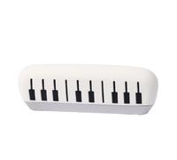 Portable Harmonica, Cartoon Harmonica, 6,69 x 2,36 pollici Washable Toddler Music Instrument Blow Toy, Breath Control Training Tool, Ideal for Early Education Dorm Travel School