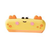Portable Harmonica, Cartoon Harmonica, 6,69 x 2,36 pollici Washable Toddler Music Instrument Blow Toy, Breath Control Training Tool, Ideal for Early Education Dorm Travel School