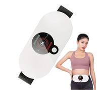 Portable Heated Massage Tool, Wireless Electric Slimming Device, 9.45x3.94 Inches, 9 Vibration Modes, Rechargeable Design, Stomach Massager for Home Workout Fitness Recovery Use