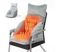 Portable Heated Seat Mat - Fast Heating Thermal Seats Cushion, Large Heating Area 4 Heat Settings For Home And Wheelchair Use Warming Pad(Grey)