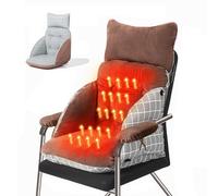 Portable Heated Seat Mat - Fast Heating Thermal Seats Cushion, Large Heating Area 4 Heat Settings For Home And Wheelchair Use Warming Pad(Brown)