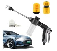 Portable High Pressure Washer - Stainless Steel 41x14cm | Pressure Spray Cleaner, Cordless Powerful Car Washer | For Car Yards Window Pipes Outdoors Balcony Patio Garage