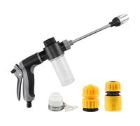 Portable High Pressure Washer, Stainless Steel Cordless Sprayer, Powerful Spray Feature, Outdoor Car Wash Accessory, affidabile Patio Garage Solution, Suitable for Yards Pipes Balcony Home