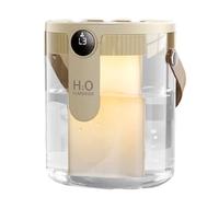 Portable Humidifier - Small Humidifiers For Bedroom | 1.5L Water Tank Cool Mist Humidifier Device | Wireless Diffuser For Dorm, Plants, Room, Home, Desk, Apartment, Nursery, Indoor Air Moisturizer