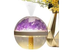 Portable Humidifiers for Travel, Personal Humidifier, USB Rechargeable Night Light Flower, 270ml Capacity Air Purifier for Bedroom, Plants, Living Room, Car, Hotel, Quiet Mist Diffuser
