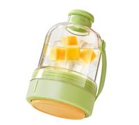 Portable Ice Maker, Reusable Bottle Freezer, Silicone Ice Tray with Press Release, Chamber Cooling Container, 400 ml Beverage Chilling Bottle, Summer Juice Cocktail for Travel Beach Camping