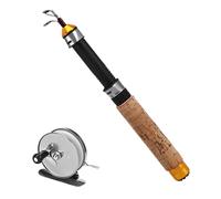Portable Ice Reel and Rod - Small Gear Kit | Ultra Smooth Performance Reel, Lightweight Combo for Lakes, Snowy Rivers, Reservoir, Outdoor Winter Adventures, Ice