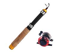 Portable Ice Reel and Rod - Small Gear Kit | Ultra Smooth Performance Reel, Lightweight Combo for Lakes, Snowy Rivers, Reservoir, Outdoor Winter Adventures, Ice