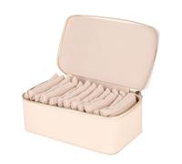 Portable Jewelry Organizer - Small Valuables Keeper, Lightweight Treasure Storage, Stylish Decoration Case Bag | Bracelet Pendant Bangle Arrangement System, Lady Female Present Packing Option