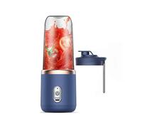 Portable Juicer Blender 400Ml USB Rechargeable Fruit Juicer Cup Orange Blue Smoothie Blender