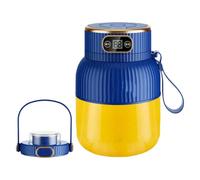 Portable Juicer Bottle - 600ML USB Blender Cup | Stainless Steel Digital Mixer Machine | Protein Shake Maker For Travel, Outdoor, Gym, Kitchen, Daily Beverage Use