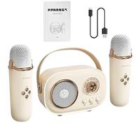 Portable Karaoke Speaker | Karaoke Speaker Microphone | Portable Speaker | Wireless Microphone | Small Kids Karaoke | Home Entertainment Speaker For Family Bonding