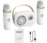 Portable Karaoke Speaker Microphone, Kids Karaoke Mic Wireless, Home Entertainment Speaker, Small Karaoke Microphones, Wireless Karaoke Speaker, Karaoke Microphones With Charging Cable