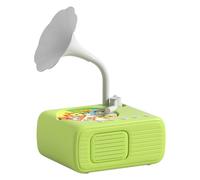 Portable Kids Audio Player - 96 Card Gramophone Story System Device, Interactive Learning Accessory, Educational Preschool Music Storytelling Toy for Boys Kids Use | Vintage Listening Development Kit