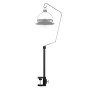 Portable Lamp Stand Hook - Camping Light Support Pole, Lightweight Aluminum Hanging Rod, Tabletop Fit Mounting System, Portable Lantern Stand Hook For Outdoor Hiking Desk Illumination And Adjustable