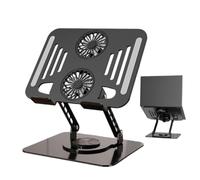 Portable Laptop Stand Portable - Cooling Raiser Computer Accessories | Rotating Stand Laptop Riser for Desk Raiser Bedroom, Living Room, Table, Office, Desktop, Dorm, Travel, College, Study,