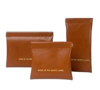 Portable Leather Pouch, PU Storage Bag, Makeup Storage Pouch, Lipstick Holder Pouch, Travel Makeup Organizer, Multifunctional Travel Storage Pouch for Lipstick, Makeup, Glasses