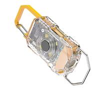 Portable LED Keychain Flashlight - USB Charging Pocket Torch, Mini Keychain Light, Aluminum Alloy with Multiple Lighting Modes, Outdoor Utility Gear Compact Size, Handheld Light Work Power Outage Use