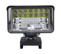 Portable LED Work Light 4 Inch 18V Lithium Cell Powered High Brightness Cordless LED Work Lamp for Camping Construction