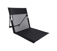Portable Legless Recliner Seat, Foldable Beach Chair, 21 Inches Backrest Chair, Oxford Fabric Floor with Padded Support, Outdoor Seating Furniture, Beach Camping Lawn Poolside Garden Backyard