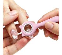 Portable Magnet Nail Tool, Flexible Compact Circle Ring, Durable Gel Art Accessory, Reliable Beauty Device Indoor Outdoor Travel, Practical Equipment for Female Beginners Artists Home Manicure Salon