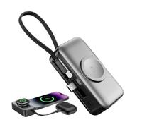 Portable Magnetic Earphone Charger Mini Battery Pack Fast Charging Case | Compact USB Rechargeable Power Bank for Wireless Earbuds, Travel, Hiking, Camping, Cycling, Gamers, Photographers, Women & Me
