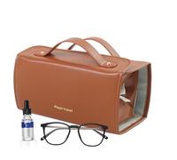 Portable Makeup Brush Organizer for Travel, Compact Makeup Brush Travel Case, Travel Makeup Brush Organizer with Zipper, Waterproof Makeup Brush Holder for Travel, Compact Organizer for Makeup Brushes