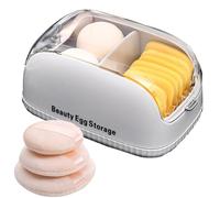 Portable Makeup Sponge Storage Box, Dustproof Cosmetic Egg Case, Multifunctional Beauty Tools Storage for Blender, Travel and Daily Use Makeup Sponge Holder, Makeup Organizing Case
