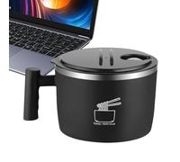 Portable Meal Container Bowl - Leak Resistant Food Holder for On The Go | Stainless Steel Interior with Secure Cover, Lightweight Carry Design, Reusable Lunch Storage for Camping Picnic Hiking Daily