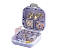 Portable Medicine Box - 3.07x1.38x2.83 Inches Travel Pill Organizer