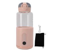 Portable Milk Warmer, USB Rechargeable, 37-55°C Adjustable Temp, 300ml Capacity, 5000mAh Battery, Food grade Safe, Travel friendly Baby Bottle Warmer with LED Display