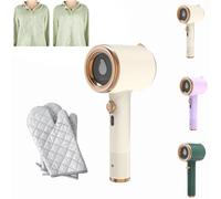 Portable Mini Ironing Machine, Handheld Steam Iron for Clothes, Travel Steamer Iron for Clothes Mini, Fast Preheating Steam Dry Ironing, For Home and Travel (Beige)