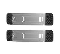 Portable Mini Laptop Stand - 2pcs Foldable Keyboard Stand Notebook Riser Feet, Tabletop For Laptop Heat Dissipation, Space-Saving Aluminium Alloy For Home Office Business Trip Travel Desk Accessories