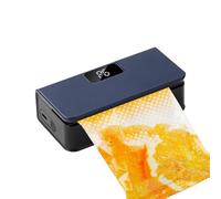 Portable Mini Sealer Machine - Rechargeable 6 Mode Heat Bag Sealers with Cutter, Electric Handheld Sealing Device LED Display Adjustable Heat | Food Storage Sealer for Snacks Chips Cereal Kitchen Home