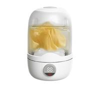 Portable Mini Washing Machine, Compact Washer Baby Garments, 2000mAh Battery Laundry Cup, 8.27 Inches Travel-Friendly Cleaner for Socks, Towels, Bras, and Delicate Infant Clothing (White)