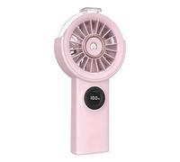 Portable Misting Fan, Handheld Cooling Device, 100 Speed Quiet Fan, Rechargeable Battery Powered, for Home Bedroom School Desk Summer Travel Outdoor Camping Hot Weather Personal Cooling Comfort Device