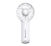 Portable Misting Fan, Handheld Personal Cooling Device, USB Rechargeable Mister with 3 Speed Settings, Compact Electric Air Cooler, Ideal for Outdoor Events, Beach Days, Daily Commute, 16.8x7.7x4.8cm