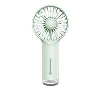 Portable Misting Fan, Handheld Personal Cooling Device, USB Rechargeable Mister with 3 Speed Settings, Compact Electric Air Cooler, Ideal for Outdoor Events, Beach Days, Daily Commute, 16.8x7.7x4.8cm