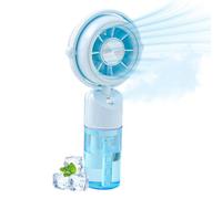 Portable Misting Fan, Rechargeable 3-Speed Personal Water Spray Mister