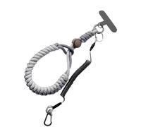 Portable Mobile Holder -Retractable Phone Wrist Strap, Reliable Device Protection Carrying Safety System Design, Strong Metal Clip Elastic Cord Quick Release Locking Mechanism For Travel Hiking Beach